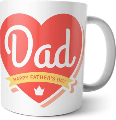 

ME&YOU Gifts On Father's Day For Dad; The Best Father In The world (IDuplicate42) Printed Ceramic Mug(325 ml), Multicolor