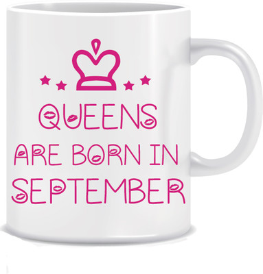 

Everyday Desire Queens are Born in September ED170 Ceramic Mug(300 ml), Multicolor