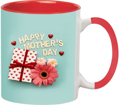 

Ashvah Happy Mother's Day 1365 Ceramic Mug(350 ml), Red