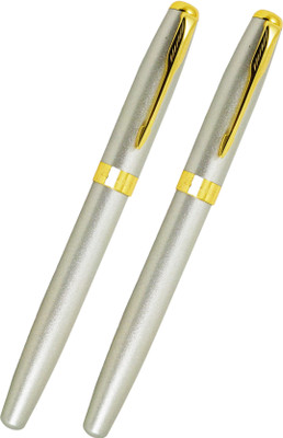

Auteur Sand Silver Finish Corporate Pen Gift Set(Pack of 2)