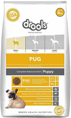 

Drools Pug Puppy Premium 4 Kg Chicken 4 kg Dry Dog Food