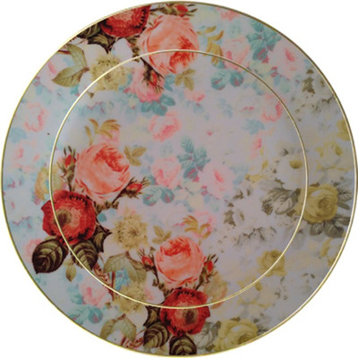 

fabulloso Leaf Designs Light Blue Vintage Dinner Plate Dinner Plates