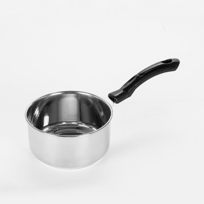 

Sumeet Stainless Steel Induction & Gas Stove Friendly Size No. 11 ( 1.5 Liters) Sauce Sauce Pan 16 cm diameter(Stainless Steel, Induction Bottom), Silver