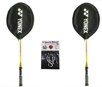 

Yonex GR 303 ( PACK OF 2) Multicolor Strung Badminton Racquet(G3 - 3.5 Inches, 280 g)