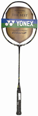 

Yonex Nanoray Glanz Black Unstrung Badminton Racquet(G4 - 3.25 Inches, 85 g)