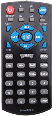 LipiWorld IT-500B SUF Home Theater System Compatible For  Home Theater INTEX Remote Controller(Black)