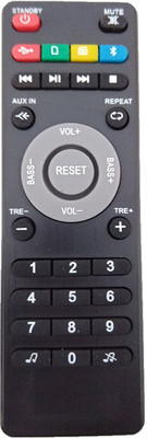 

LipiWorld BLUETOOTH 7 INTEX Home Theater System Compatible For INTEX Home Theater Remote Controller(Black)