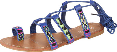 

People Women Blue Flats