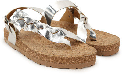 

Chemistry Women Silver Flats