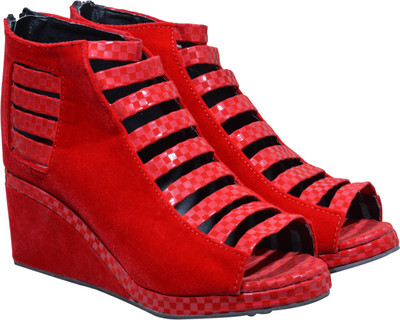 

NAV PAG Women Red Wedges