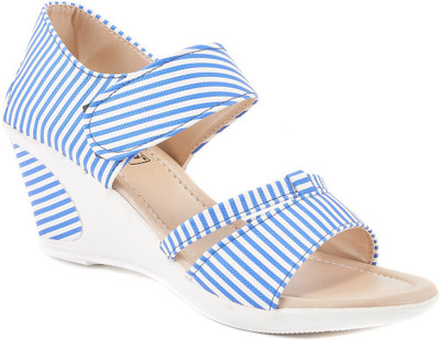 

Dolphin Miles Women Blue Wedges