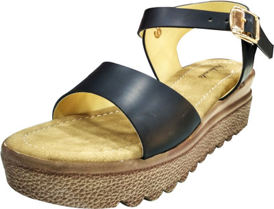 

Fashionitz Women Black Wedges