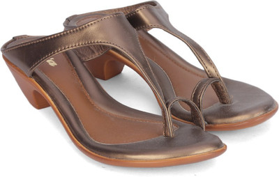 

Bata Women Gold Heels