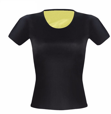 

Wonder World Hot Shapers™ Stretch Neoprene Slimming Body Control Exercise Women Compression(Black Half Sleeve