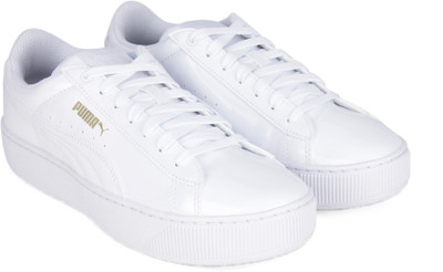 

Puma Puma Vikky Platform Patent Sneakers For Women(White, Puma white-puma white