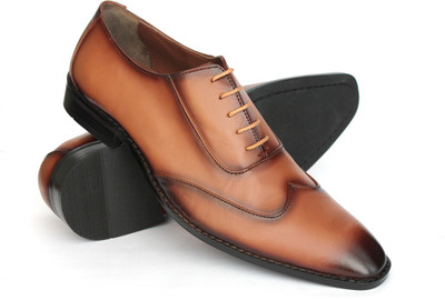 

SVEQ Lace Up For Men(Brown, Tan