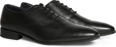 

Bata FRED SINGLE PIECE Lace Up Shoes For Men(Black