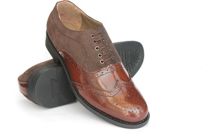 

SVEQ Brogues For Men(Brown, Camel