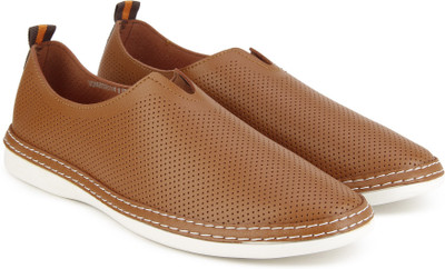 

V Dot Van Heusen Slip on Sneakers For Men(Brown, Tan