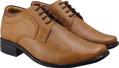 

Action Synergy Men's RYD45 Beige Formal Derby For Men(Tan