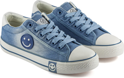 

DeVEE Conasers Smiley Denimology .0 Sky Blue Sneakers For Women(Blue
