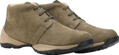 

Woodland Leather Boots For Men(Green, Olive green