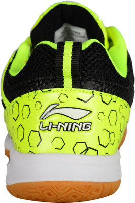 

Li-Ning RIO Badminton Shoes For Men(Black, Black/lime