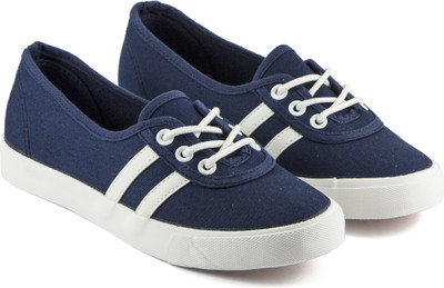 

DeVEE Zhefei Fully Prepared 2.0 Navy Blue Canvas Shoes For Women(Navy, Blue