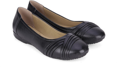 

Bata PLEATED BALLERINA Bellies For Women(Black