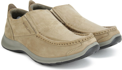 

Woodland Leather Loafers For Men(Khaki