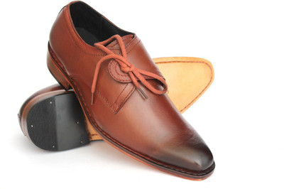 

SVEQ Lace Up For Men(Brown, Tan