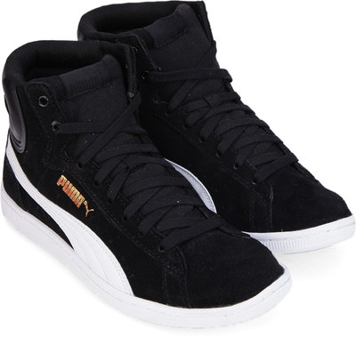 

Puma Puma Vikky Mid Sneakers For Women(Black, Puma black-puma white