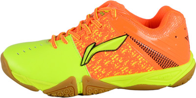 

Li-Ning GLORY Badminton Shoes For Men(Orange, Lime/orange