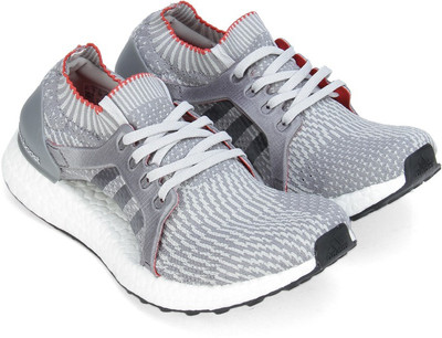 

ADIDAS ULTRABOOST X Running Shoes For Women(Grey, Grethr/grethr/peagre