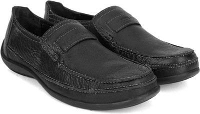 

Woodland Leather Loafers For Men(Black