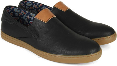 

V Dot Van Heusen Slip on Sneakers For Men(Black, Brown