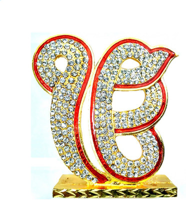 

Niteo Ek Omkar Showpiece | Ek Omkar Idol Car Dashboard | Ek Omkar Idol Decorative Showpiece - 6.5 cm(Alloy, Multicolor)