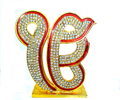 

Niteo Ek Omkar Idol Car Dashboard | Ek Omkar Idol | Ek Omkar Showpiece Decorative Showpiece - 8.5 cm(Alloy, Multicolor)