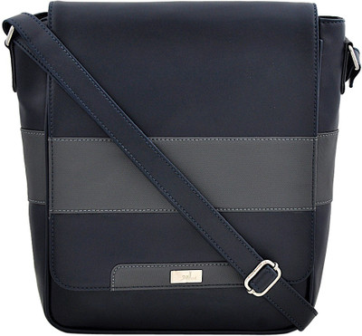 Yelloe Women Blue PU Messenger Bag