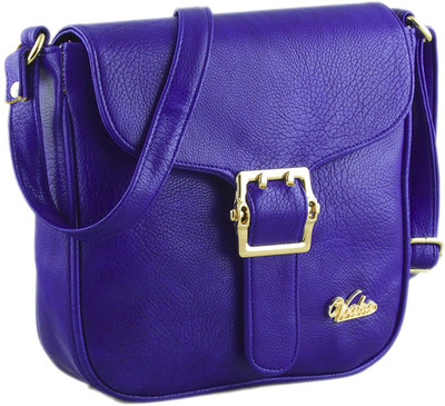 

Voaka Women Casual Blue PU Sling Bag