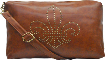 

Netboys Girls Casual Tan PU Sling Bag