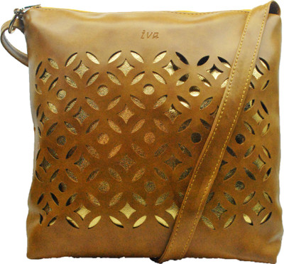 

Netboys Girls Casual Beige PU Sling Bag
