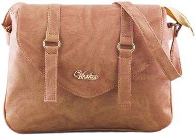 

Voaka Women Casual Tan PU Sling Bag