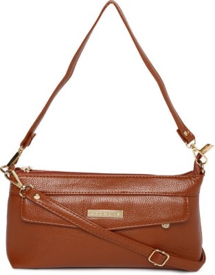 

Addons Women Casual Tan PU Sling Bag