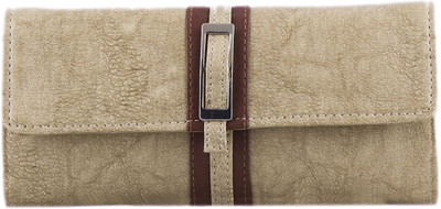 Voaka Women Casual Orange PU Clutch