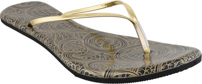 

Soft Arts Flip Flops, Gold