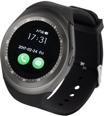 

ESTAR Presenting Bluetooth Smartwatch with Sim- Card Support Compatible with Xiaomi Redmi 2A Black Smartwatch(Black Strap Free Size)