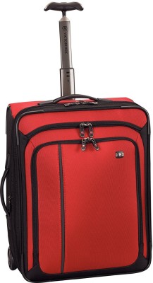 75% OFF on Safari Pentagon 3 Pcs Set Polypropylene Red Hardsided Luggage, 4  Wheel Trolley Bag Set of Cabin, Medium, Large on