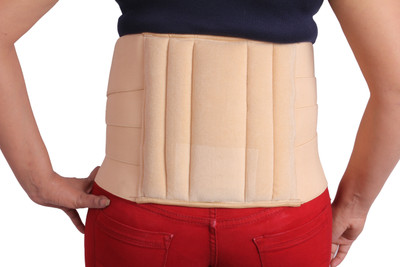 

Kudize Lower Back Pain Osteoporosis Slip Back Support(Beige
