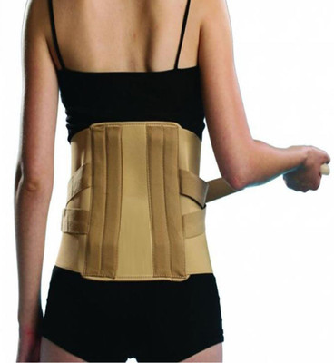 

Kudize Lumbar Sacral (L.S.) Belt Contoured Spinal Brace Back Support(Beige